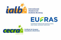 Logos mit Schriftzug iALB, EUFRAS und CECRA